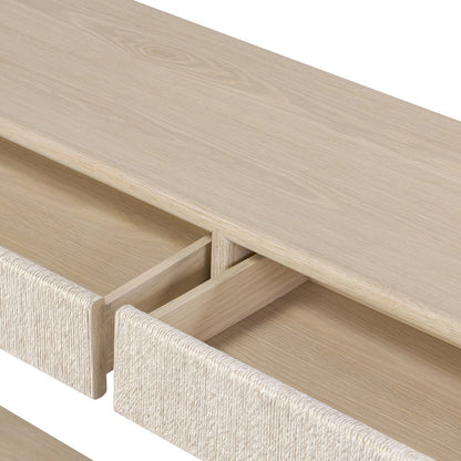 Console Rosenell à quatre mains 60 en chêne naturel massif