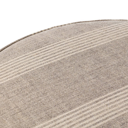 Grand pouf rond Sinclair à quatre mains en silex de Manchester 