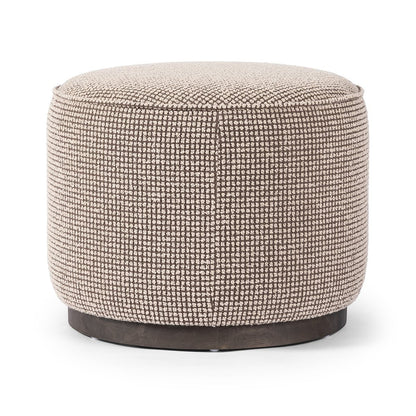 Pouf rond Sinclair Four Hands en taupe Barrow