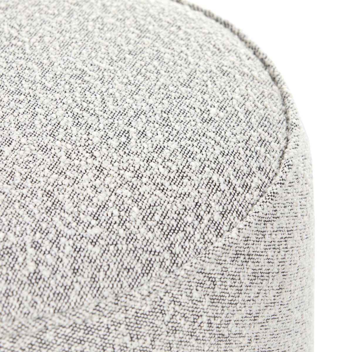 Pouf rond Sinclair à quatre mains en Knoll Domino
