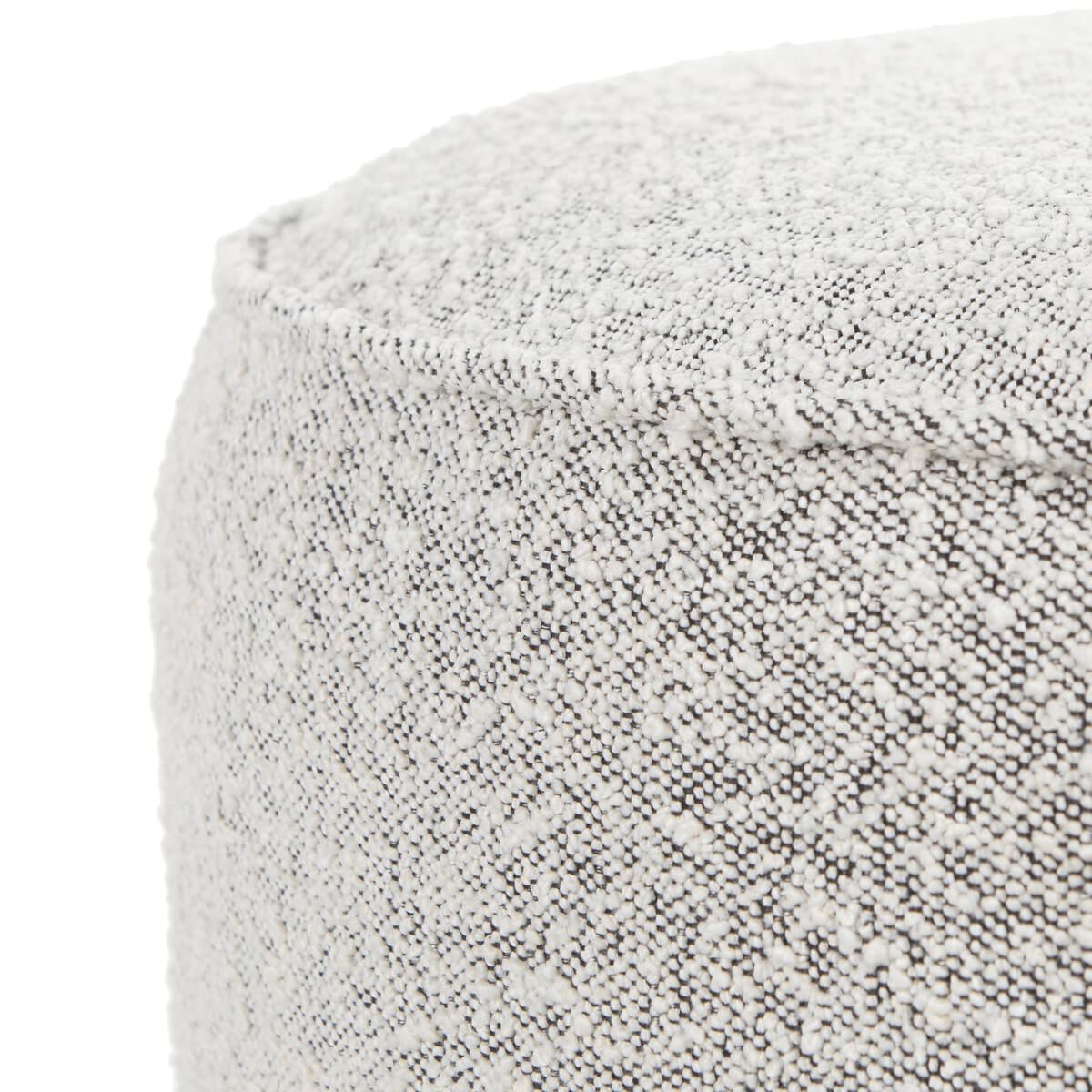 Pouf rond Sinclair à quatre mains en Knoll Domino