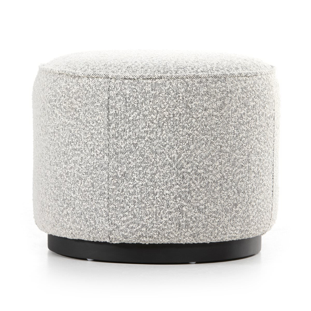 Pouf rond Sinclair à quatre mains en Knoll Domino
