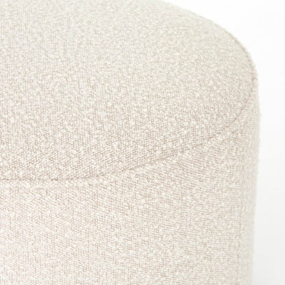 Pouf rond Sinclair Four Hands en Knoll Natural