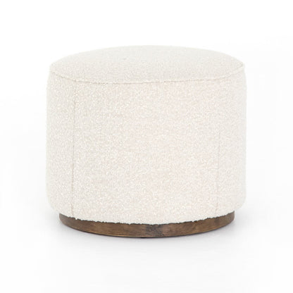 Pouf rond Sinclair Four Hands en Knoll Natural