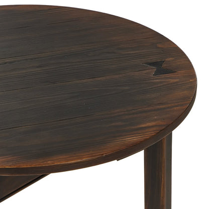 Table Pimms Four Hands en finition marron vieilli