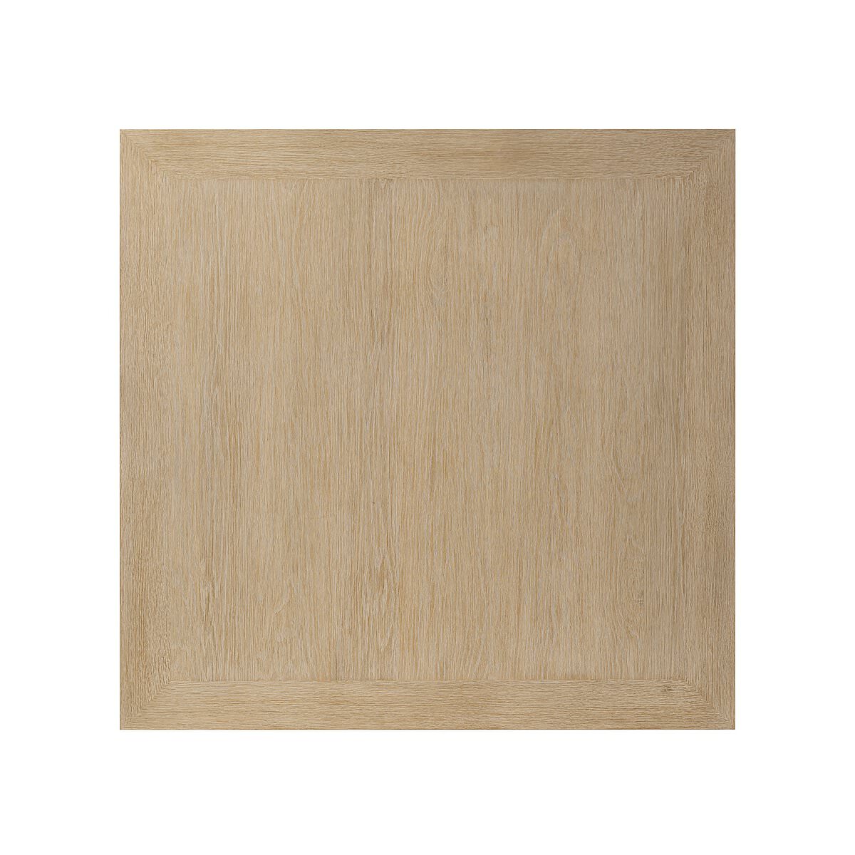 Table basse carrée Thomas Four Hands en placage de chêne blanchi