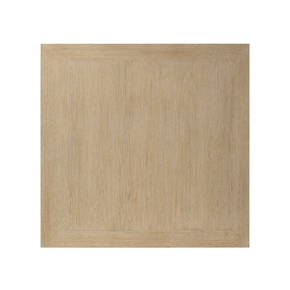 Table basse carrée Thomas Four Hands en placage de chêne blanchi