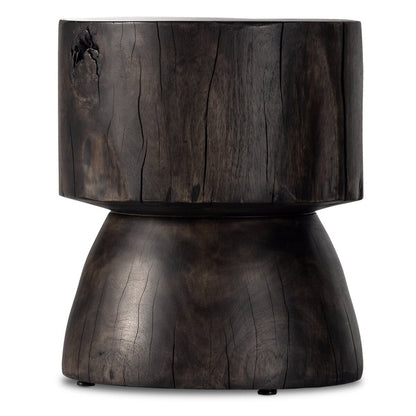 Table d'appoint Four Hands Tino en noir frotté