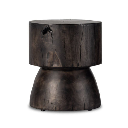 Table d'appoint Four Hands Tino en noir frotté