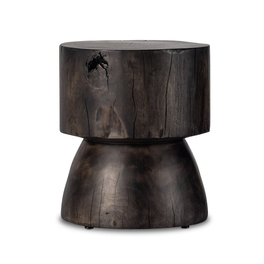 Table d'appoint Four Hands Tino en noir frotté