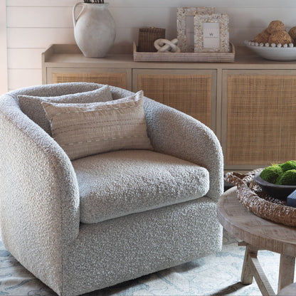 Chaise pivotante Topanga à quatre mains en Knoll Domino