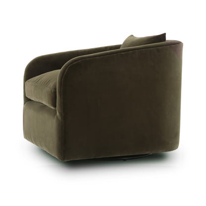 Chaise pivotante Four Hands Topanga en olive Surrey