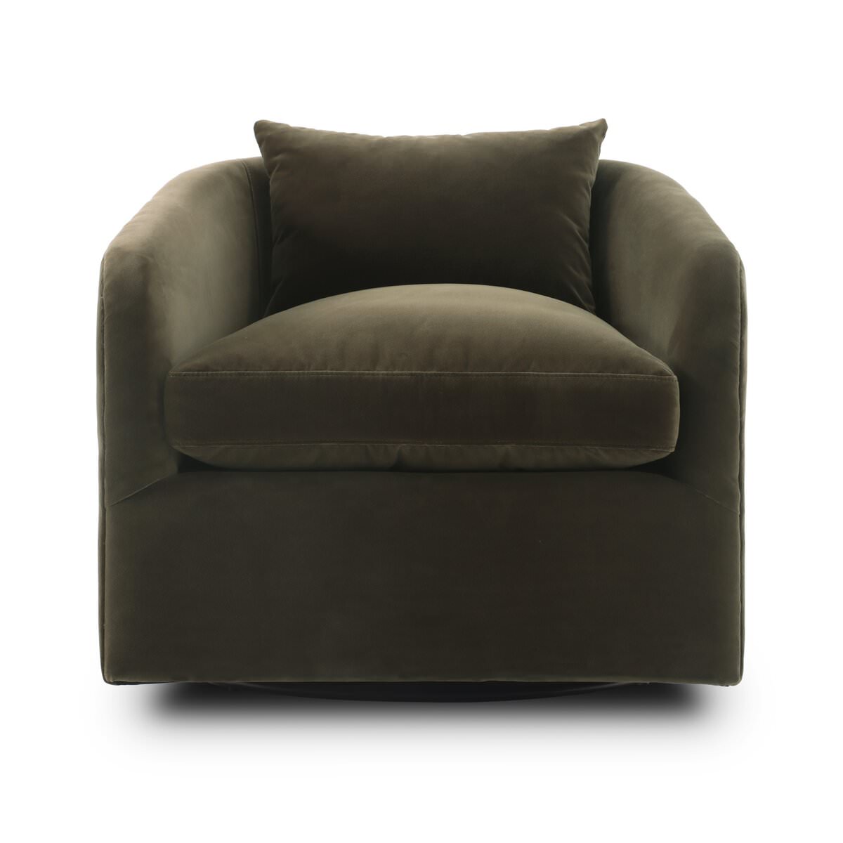 Chaise pivotante Four Hands Topanga en olive Surrey