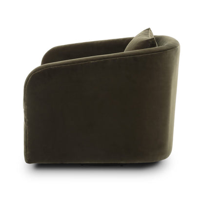 Chaise pivotante Four Hands Topanga en olive Surrey