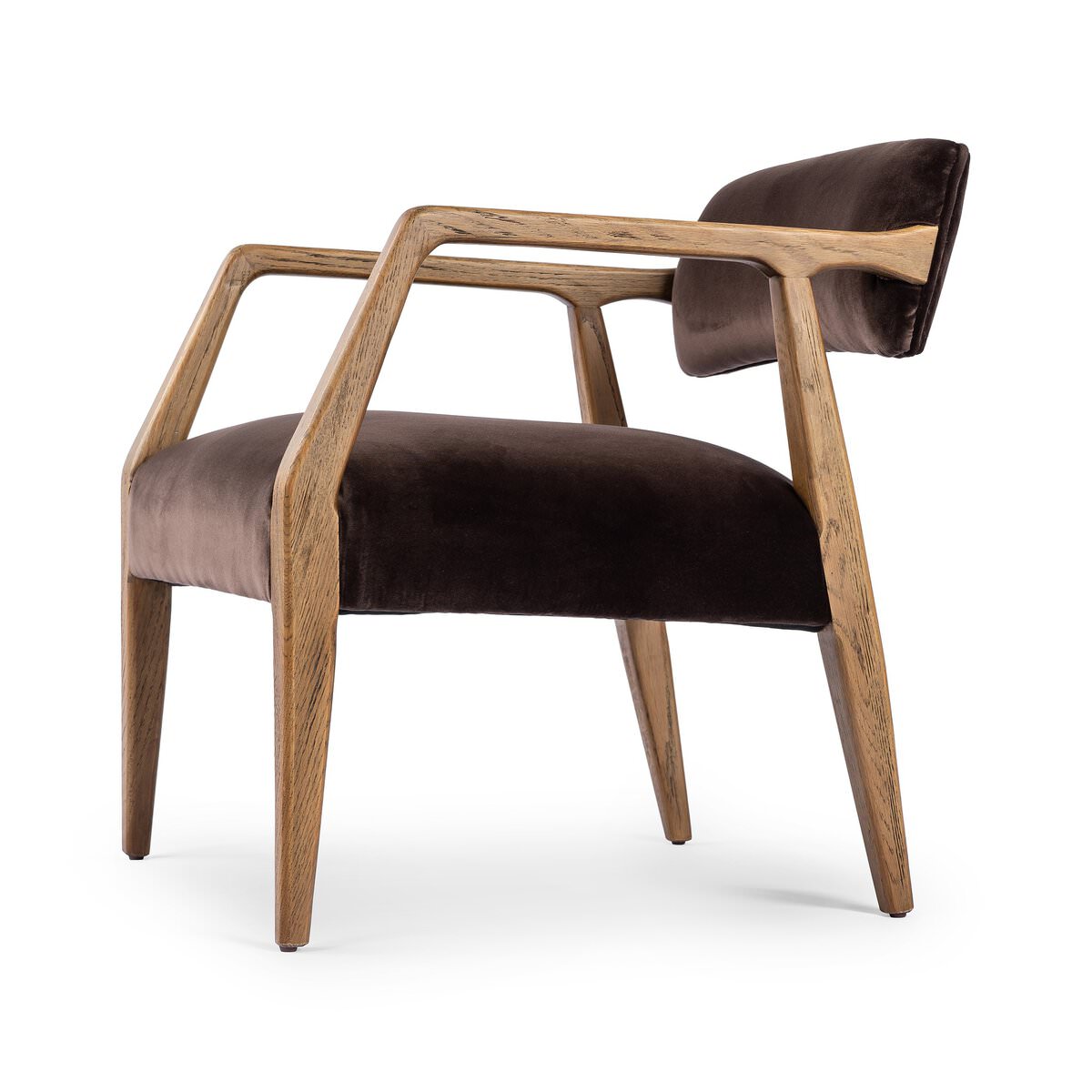 Fauteuil Tyler Four Hands en Surrey Cocoa 