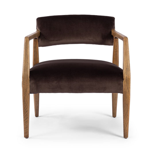 Fauteuil Tyler Four Hands en Surrey Cocoa 