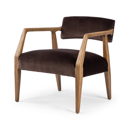 Fauteuil Tyler Four Hands en Surrey Cocoa 