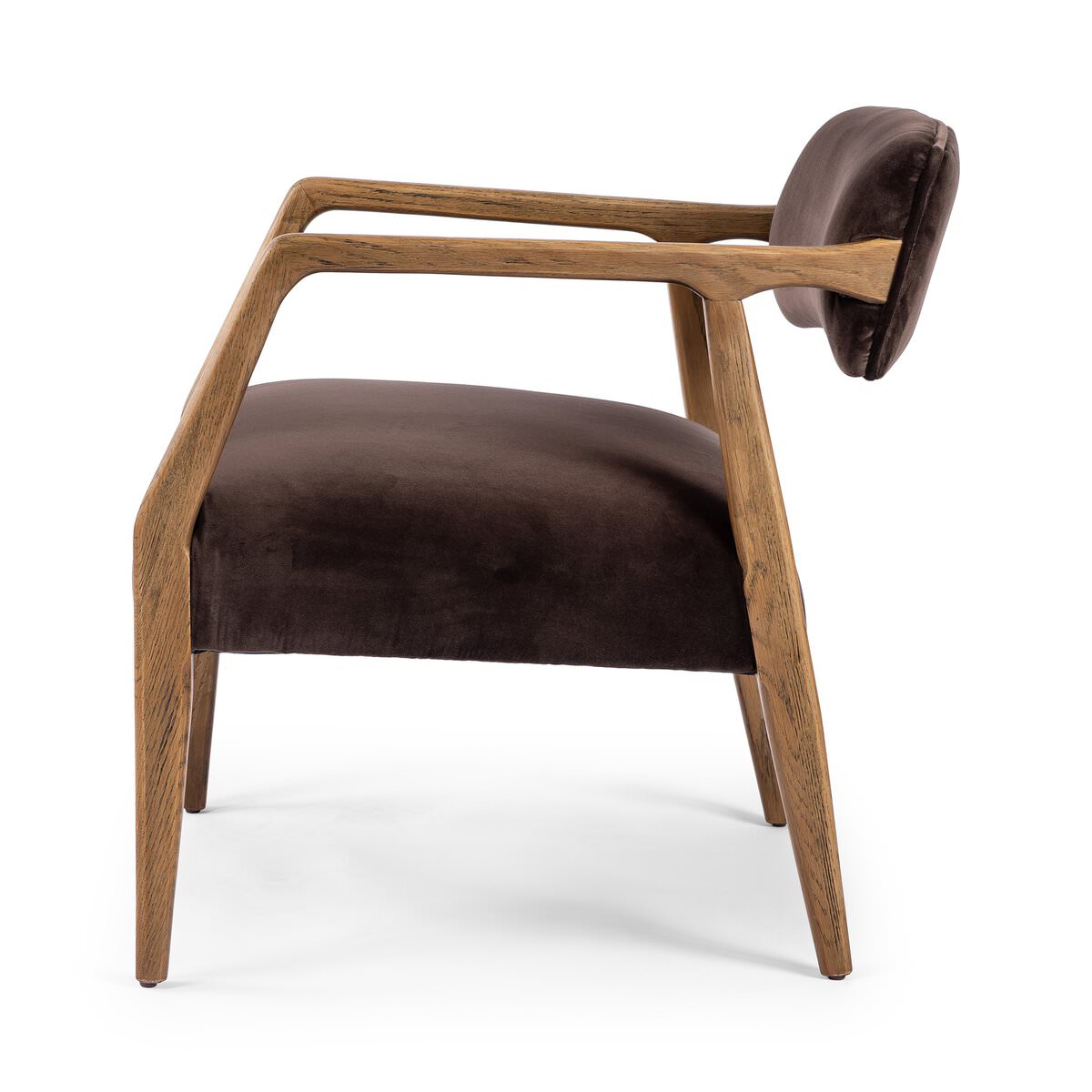 Fauteuil Tyler Four Hands en Surrey Cocoa 