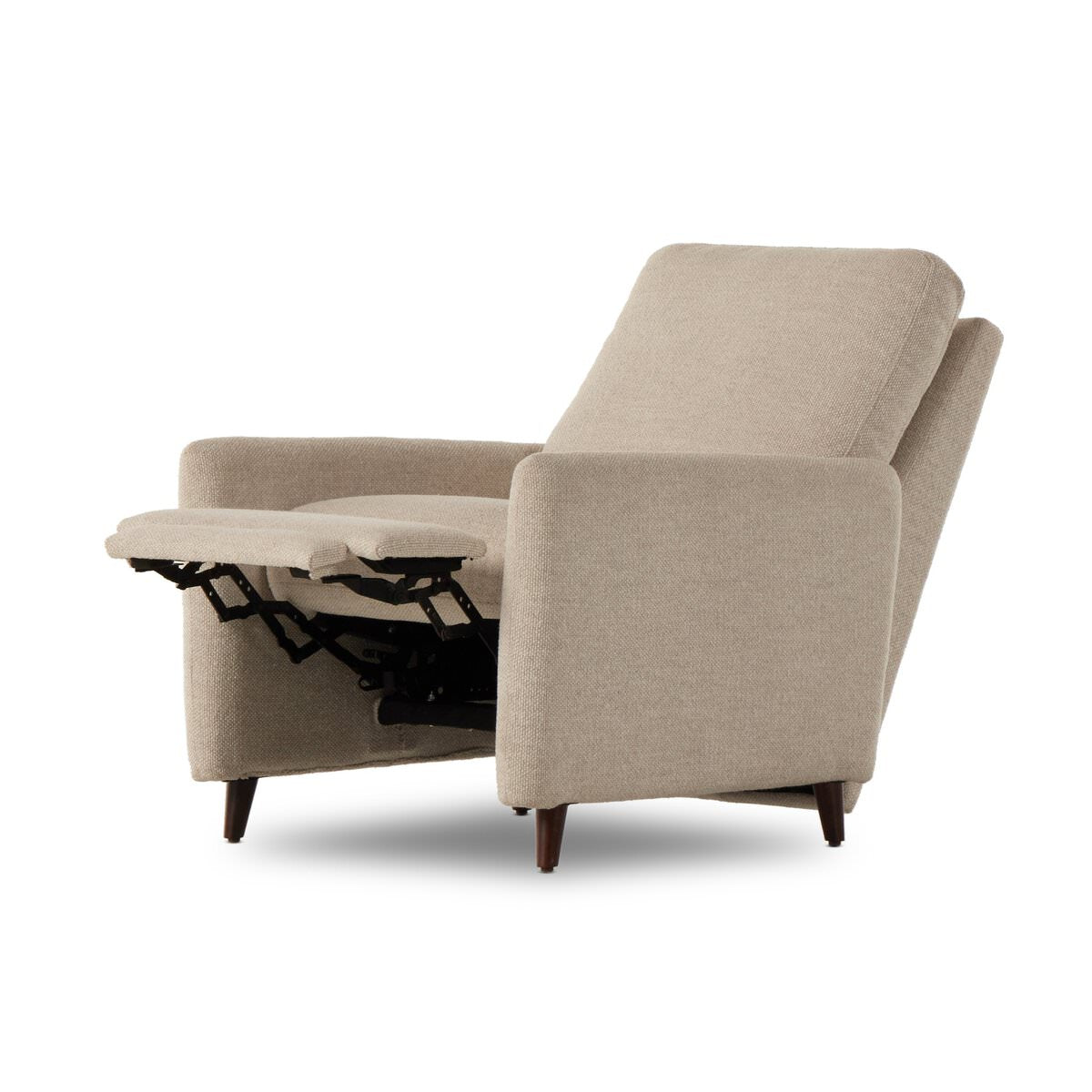 Fauteuil inclinable Wallen à quatre mains en Nova Taupe 
