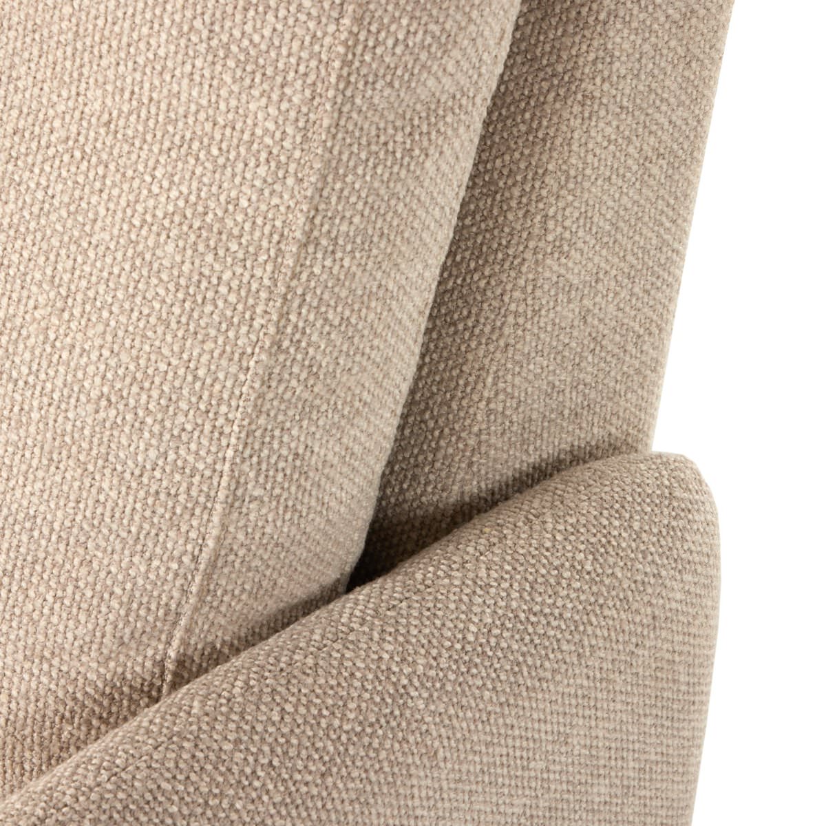 Fauteuil inclinable Wallen à quatre mains en Nova Taupe 