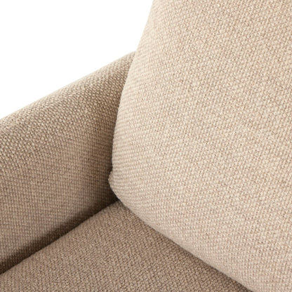Fauteuil inclinable Wallen à quatre mains en Nova Taupe 
