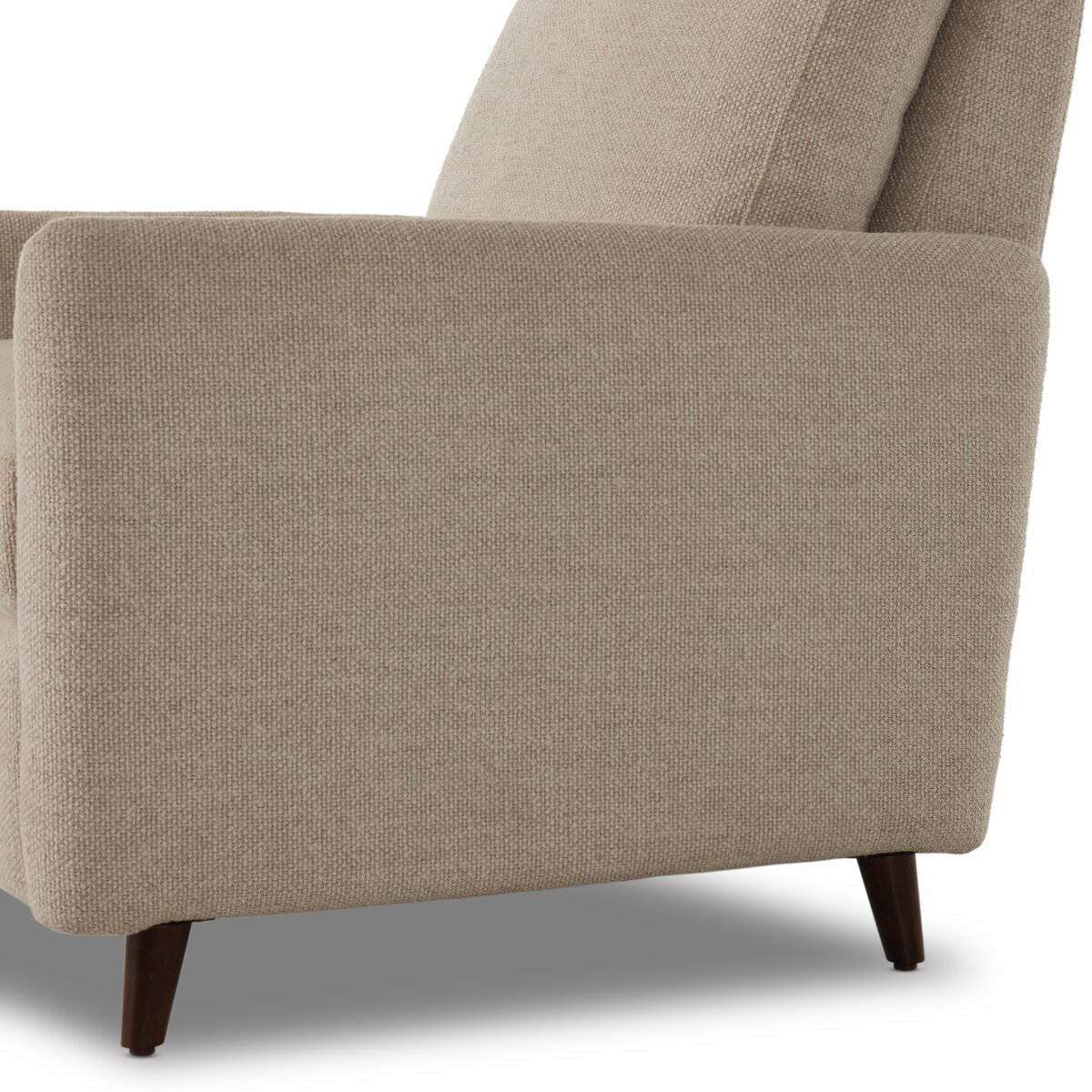 Fauteuil inclinable Wallen à quatre mains en Nova Taupe 