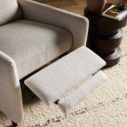Fauteuil inclinable Wallen à quatre mains en Nova Taupe 