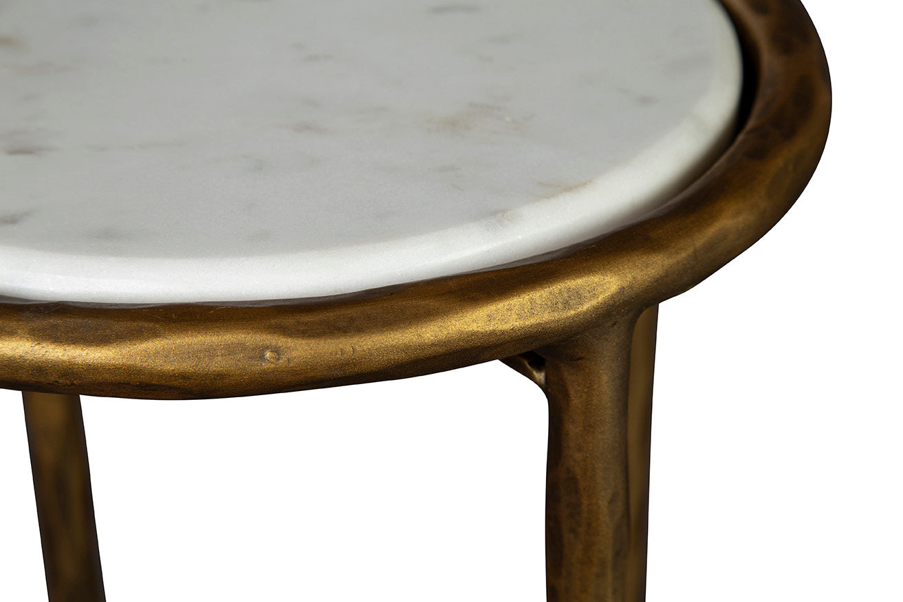 Table à martini en marbre Daphné