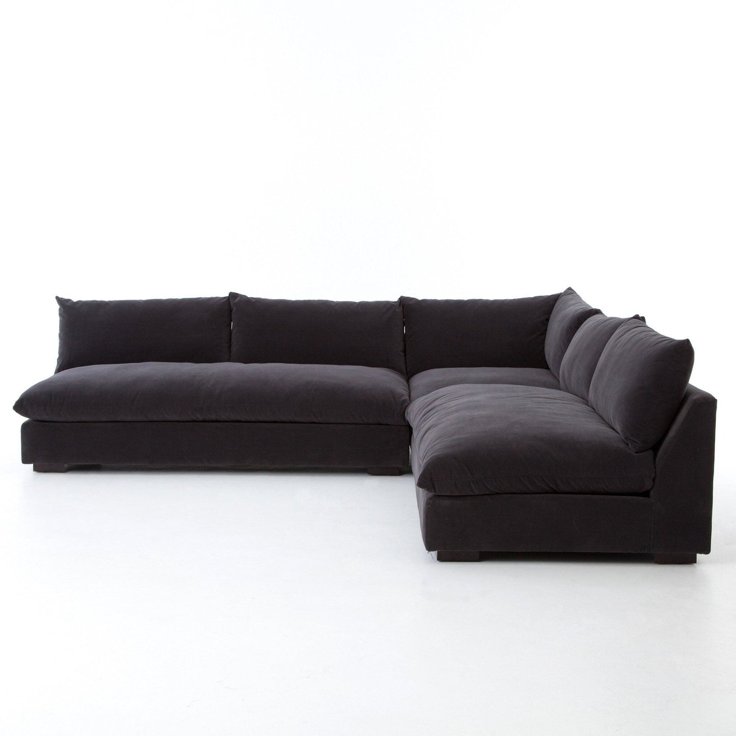 Canapé modulable 3 pièces Four Hands Grant en anthracite Henry