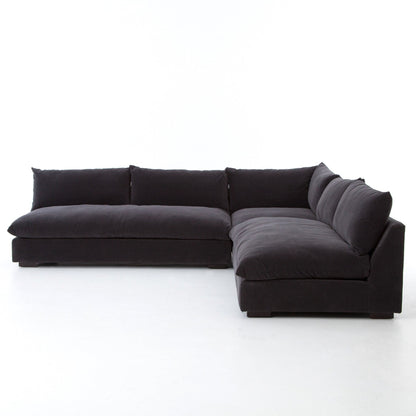 Canapé modulable 3 pièces Four Hands Grant en anthracite Henry
