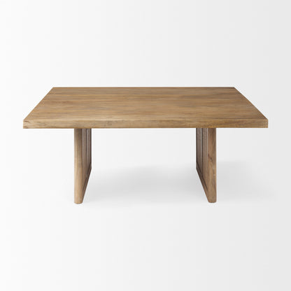 Table basse Georgia en finition délavée claire