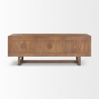 Console multimédia Georgia en finition délavée foncée