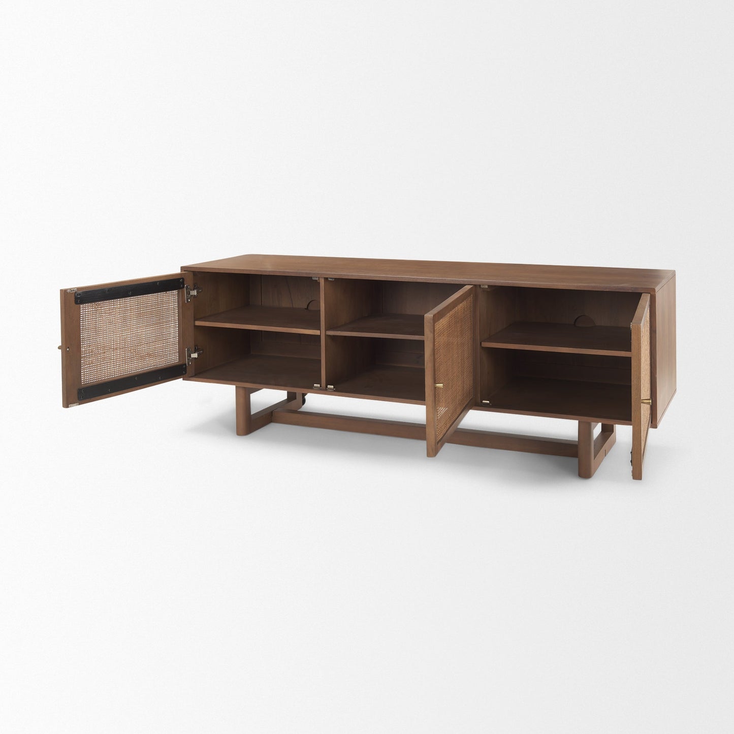 Console multimédia Georgia en finition délavée foncée