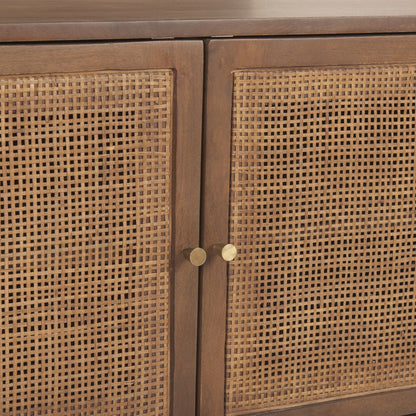 Console multimédia Georgia en finition délavée foncée