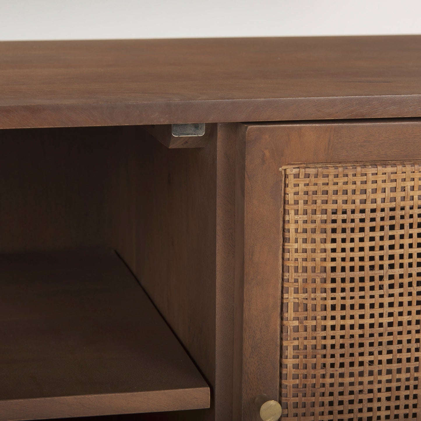 Console multimédia Georgia en finition délavée foncée