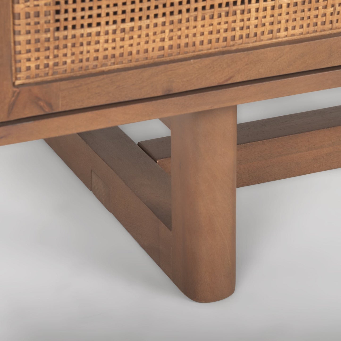 Console multimédia Georgia en finition délavée foncée