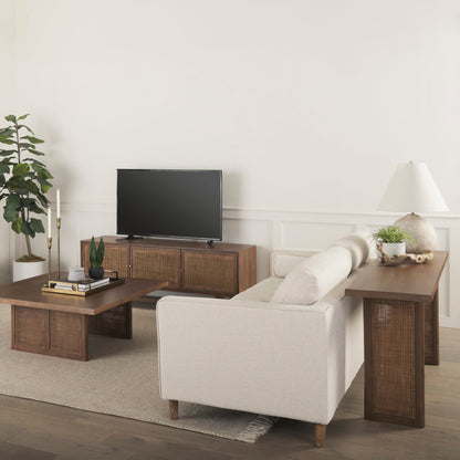Console multimédia Georgia en finition délavée foncée