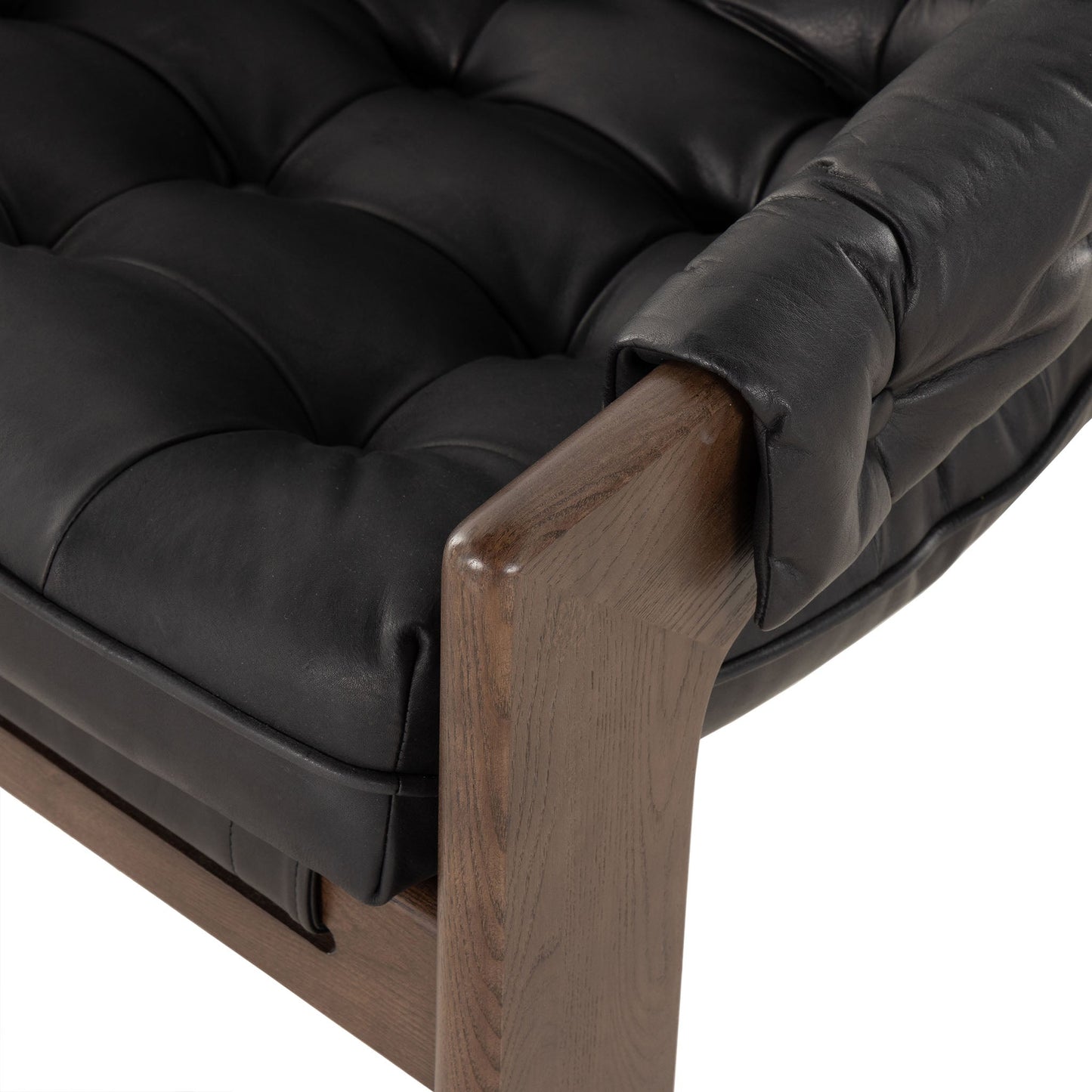 Chaise Halston Four Hands en noir Heirloom