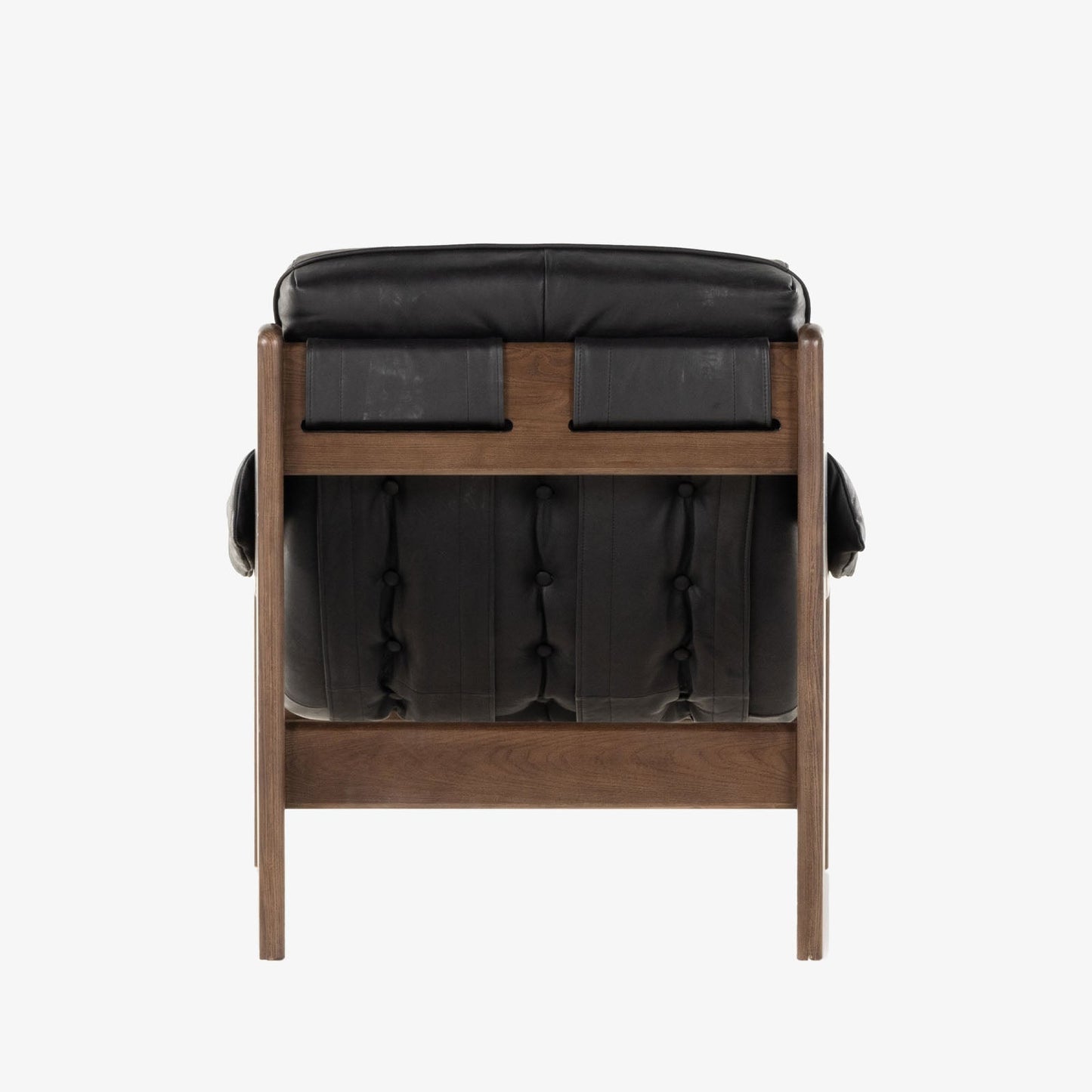 Chaise Halston Four Hands en noir Heirloom