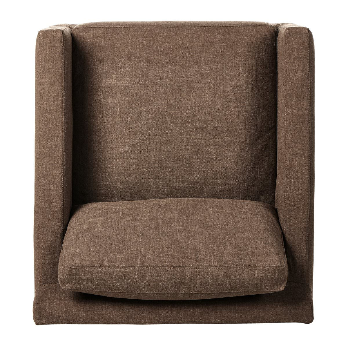 Chaise pivotante à housse Four Hands Hampton au café Antwerp