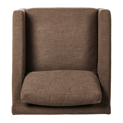 Chaise pivotante à housse Four Hands Hampton au café Antwerp