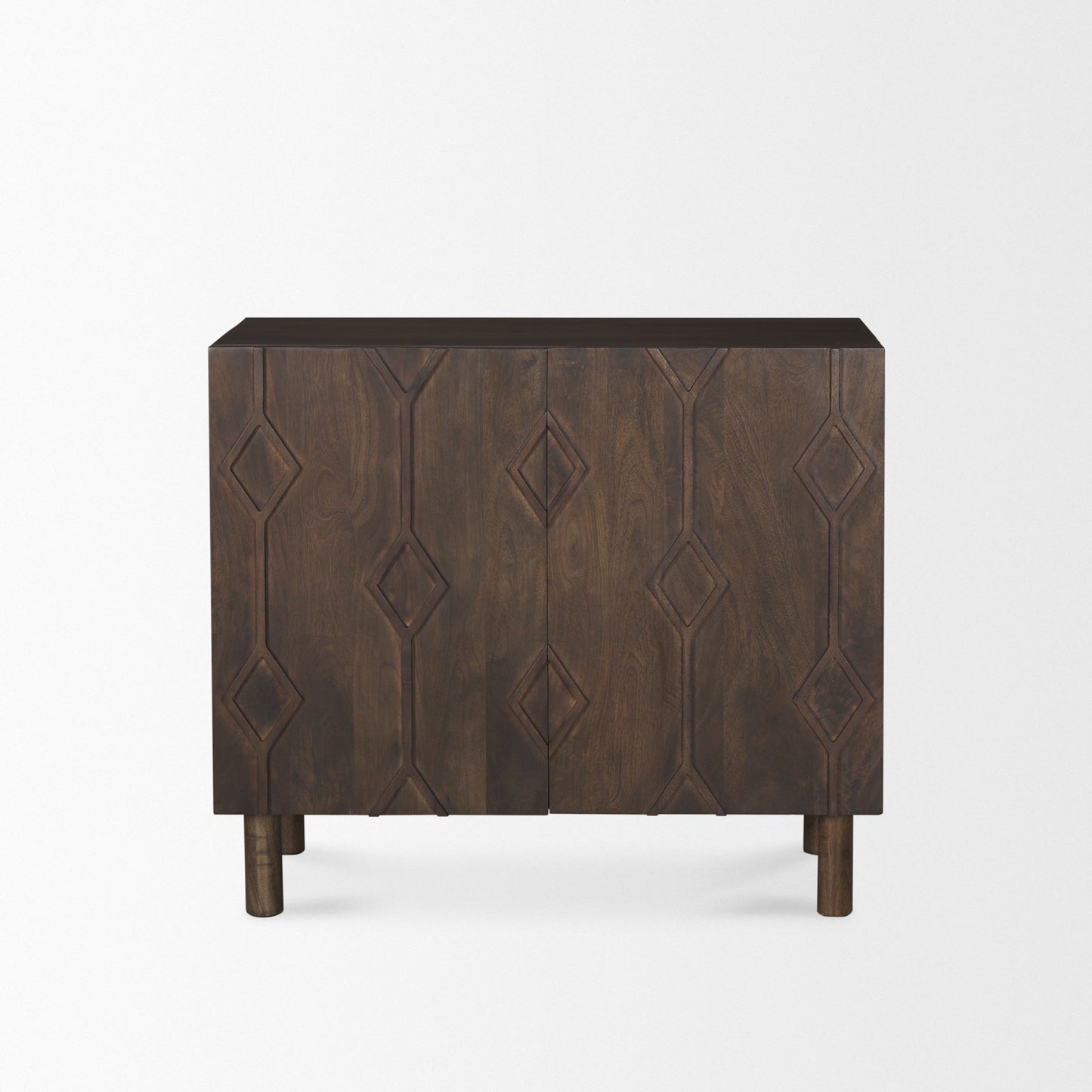 Armoire Essa en finition délavée foncée
