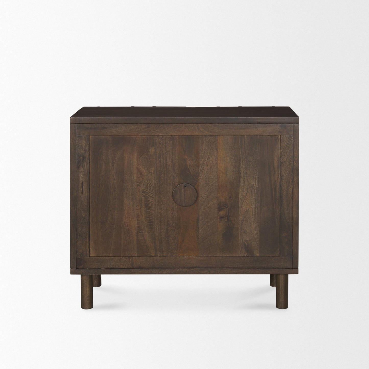 Armoire Essa en finition délavée foncée