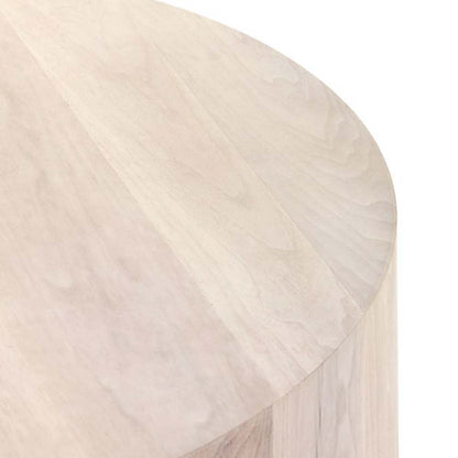 Table basse ronde Hudson Four Hands en noyer cendré