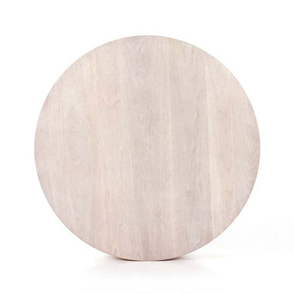 Table basse ronde Hudson Four Hands en noyer cendré