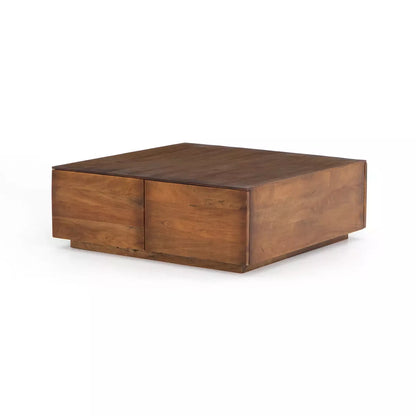 Table basse de rangement Four Hands Duncan en bois fruitier recyclé