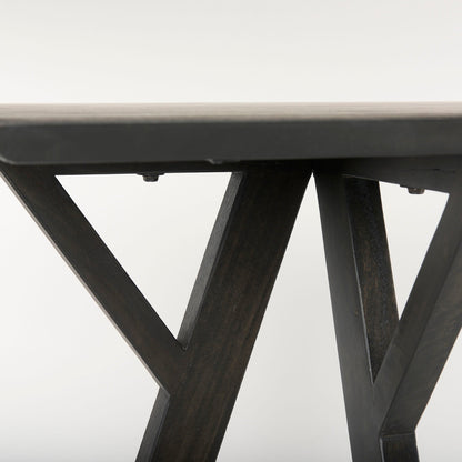 Console Jamison en marron foncé