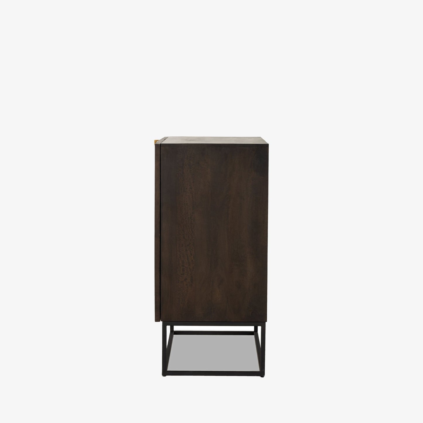 Meuble bar Kelby à quatre mains en marron vintage