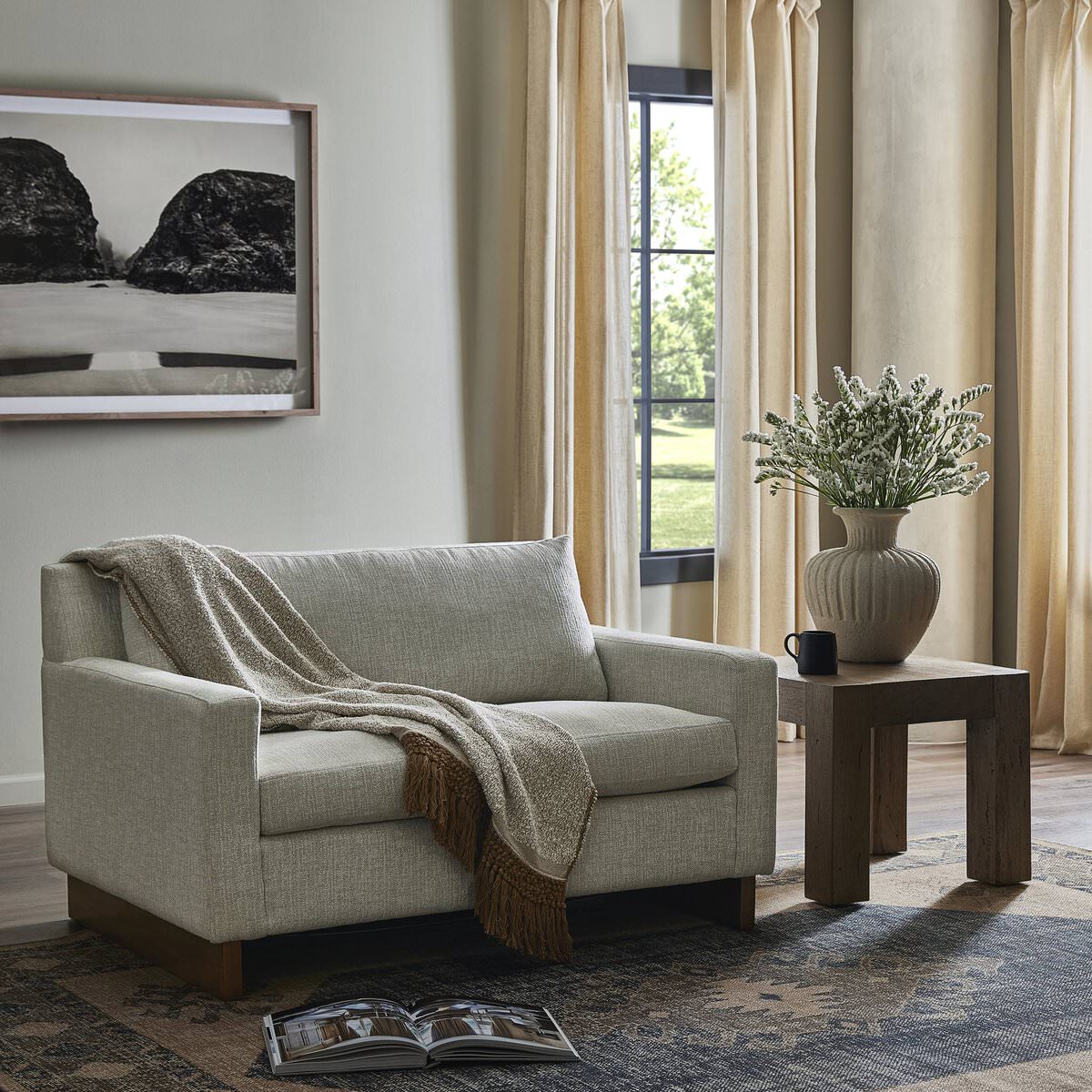Fauteuil-lit Four Hands Marquez en Alameda Snow