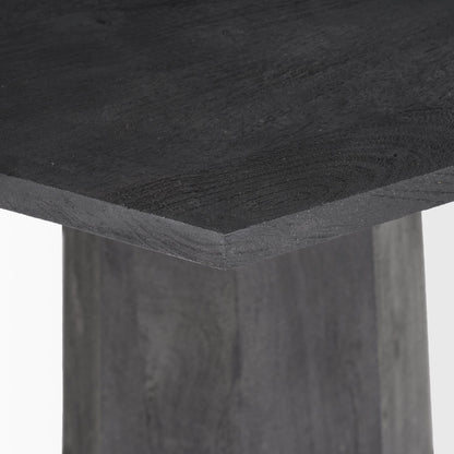Table d'entrée hexagonale Geo en délavé foncé